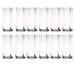 GS130 Carton of 12 Square 30cm vases